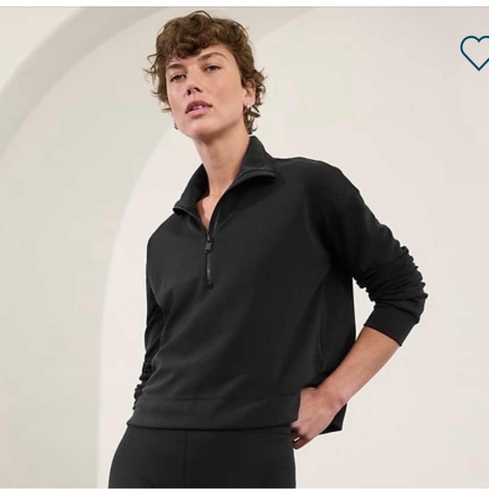 Athleta Seasoft Quarter Zip Size XXS